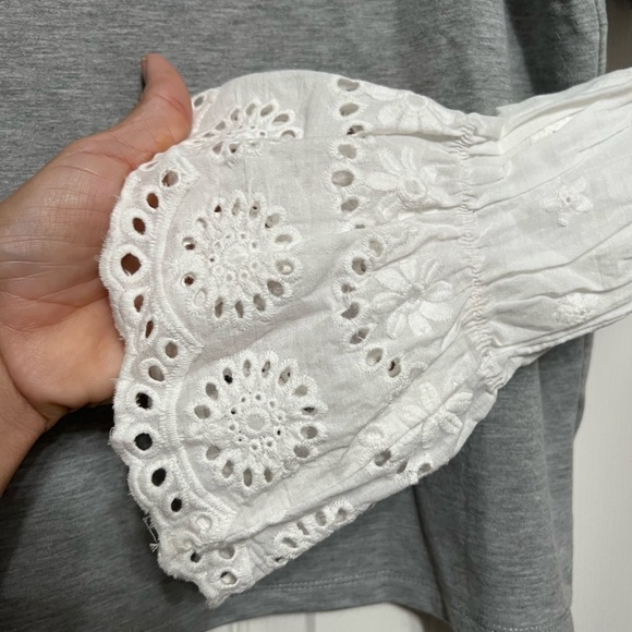 Gilli “The Coziest”Bohemian Lace Long Sleeve Top - Picture 7 of 11